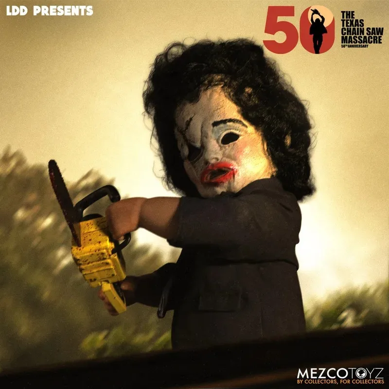 Mezco Toyz LDD 1974 Leatherface Deluxe Edition Action Figure 100% Original Collectible Anime Model Toy in Stock view 6