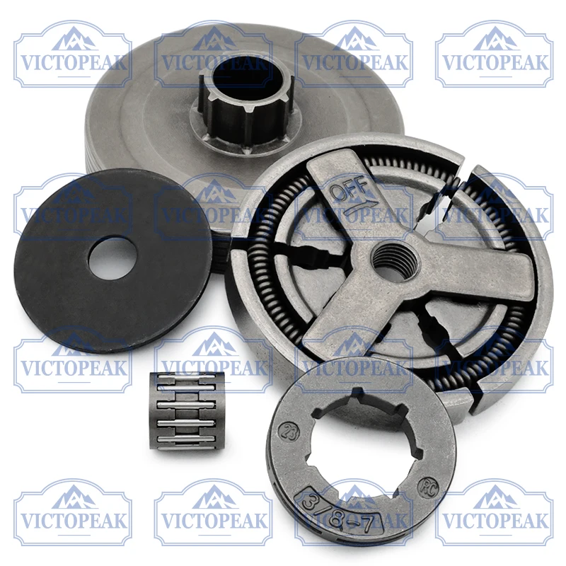 

Chainsaw Parts 5800 Clutch and 3/8-7 Chain Sprocket Kit for Big Teeth Chain 3/8" 0.058"