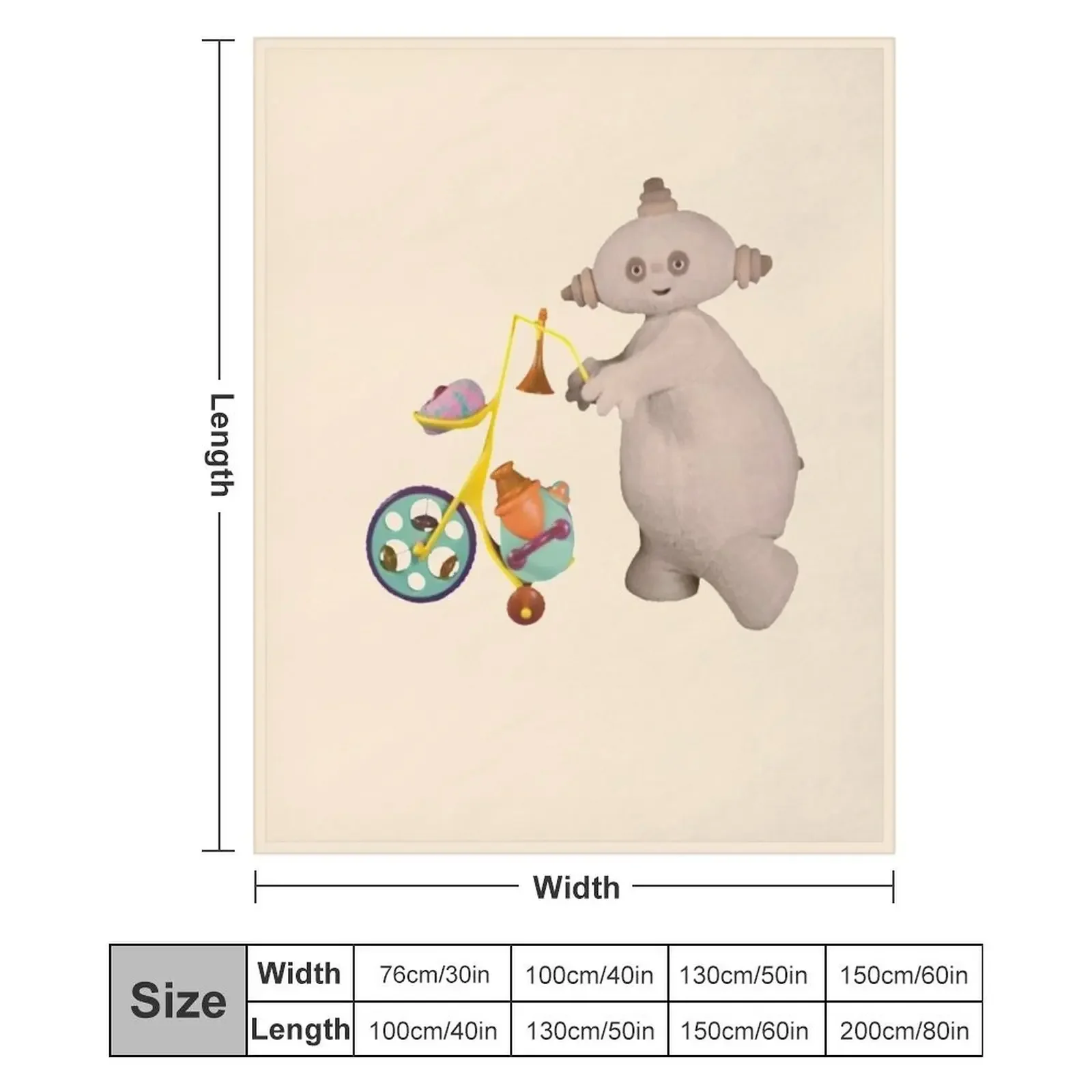 Makka Pakka In the night garden Throw Blanket christmas gifts Summer anime halloween Blankets