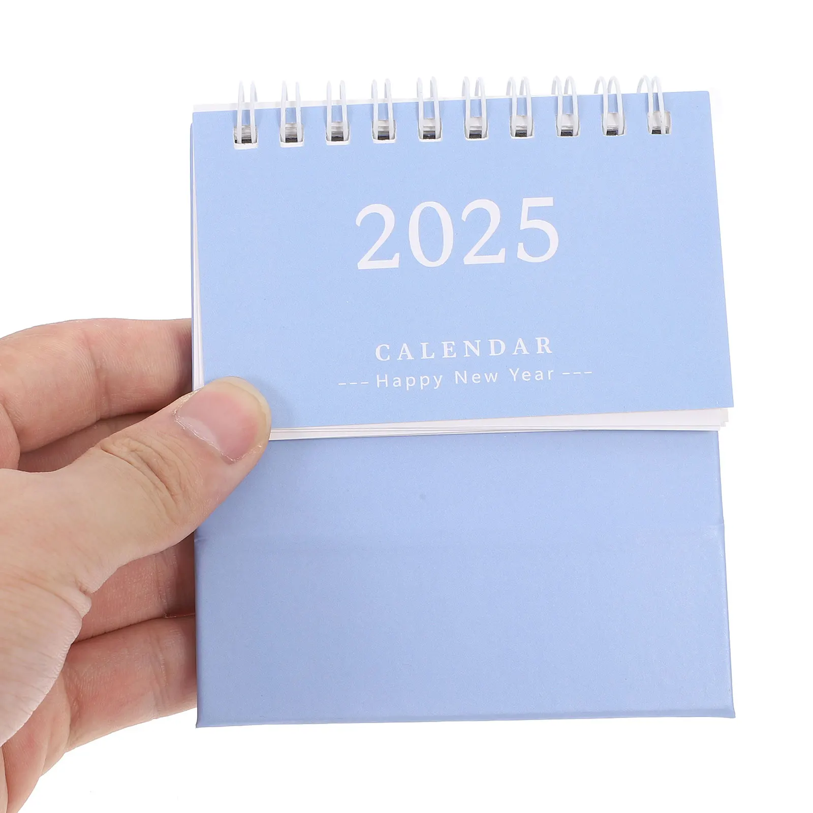 

Mini Desk 2024 2025 Blue Office Calendar Standing Daily Note Small Decorative Home Office Supplies Schedule Reminder
