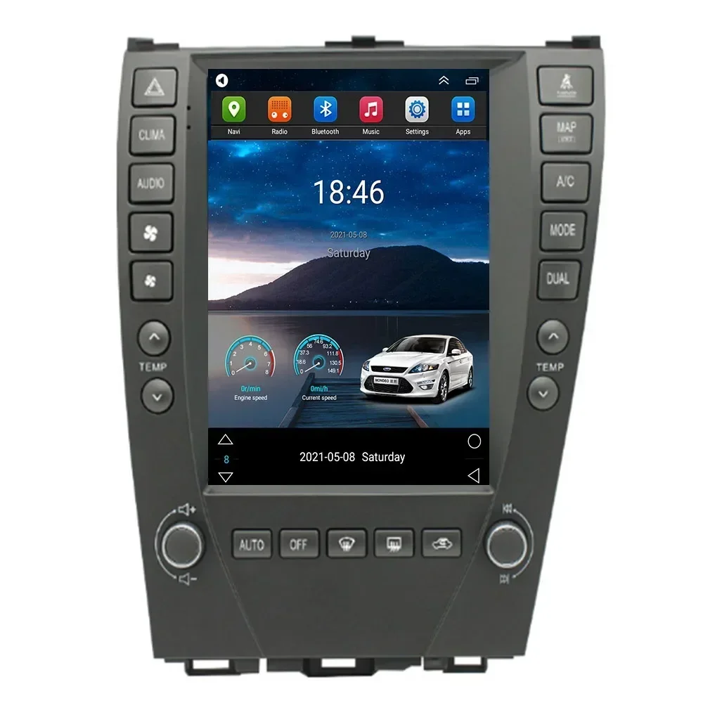 

Автомагнитола Carplay, 8 + 128 ГГц, Android, DSP, для LEXUS ES ES240 ES350 2006-2012, мультимедийный DVD-плеер с GPS и экраном Тесла