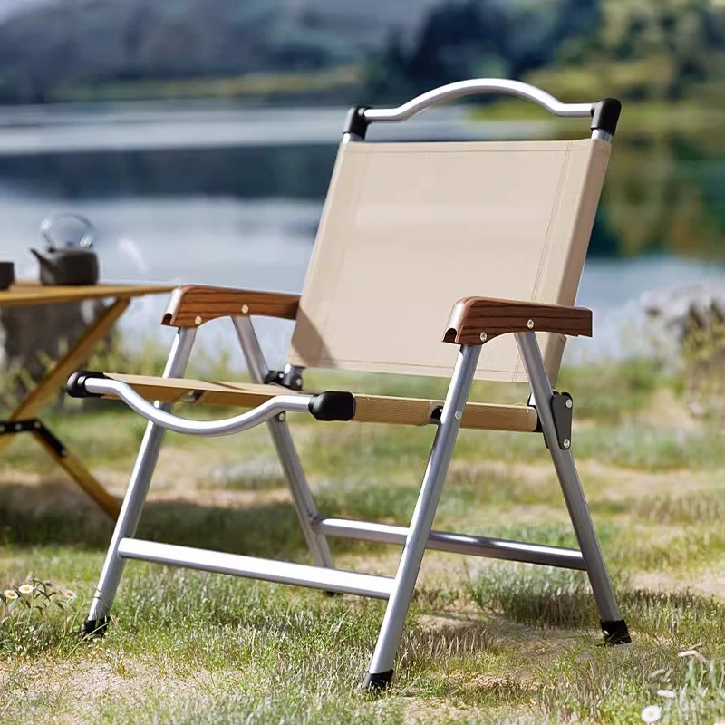 

Relaxing Armchair Camping Chair Beach Travel Backrest Camping Chair Outdoor Lightweight Silla Al Aire Libre Outdoor Furniture