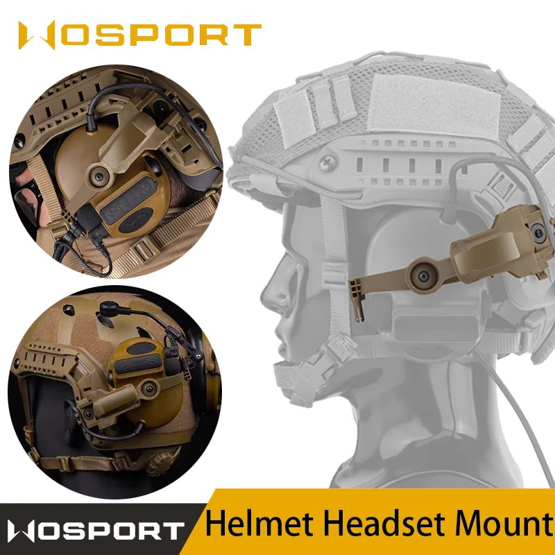 Helmet Accessories Tactical, Helmet Headphone Mount Accessories, Headphone Holder, OPS CORE, ARC, Wendy, M-LOK