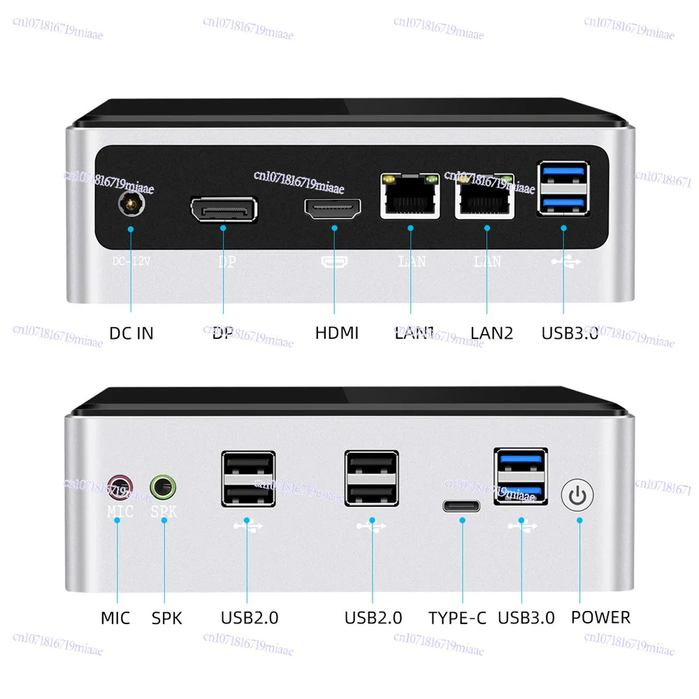 10th Generation Multipurpose Mini Computer Host Gigabit Network Embedded Mini Host Low Power Consumption Portable Micro Computer