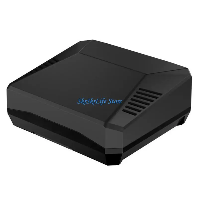 حافظة E65E Argon NVME لـ RPi 5 حافظة معدنية من الألومنيوم مع مبدد حراري لمروحة التبريد