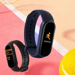 Smart Bracelet M5 Lightweight Waterproof Sports Fitness Wristband Quick-release USB Tracker Smartwatches for Women Men Kids Gift