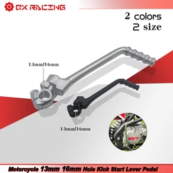 Motorcycle 13mm 16mm Hole Kick Start Lever Pedal For 50cc 70cc 90cc 110cc 125cc 140cc 150cc 160cc KAYO SSR SDG BSE Dirt Pit Bike