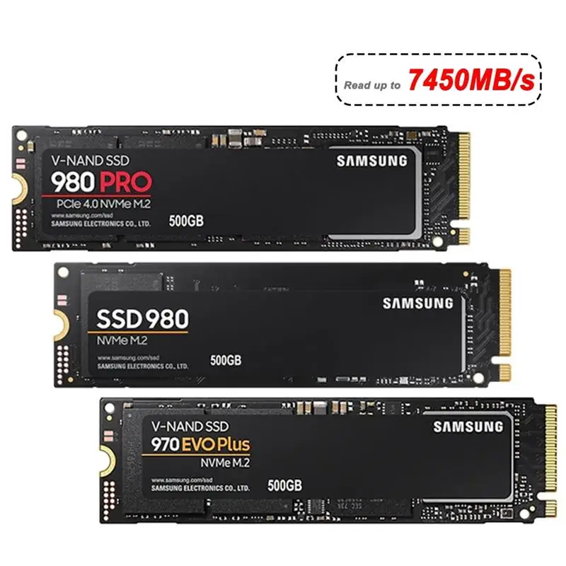 To SSD M2 Nvme 500GB 990 PRO 250GB Internal Solid State Drive 980 1TB hdd Hard Disk 980 PRO M.2 970 EVO Plus 2TB for laptop