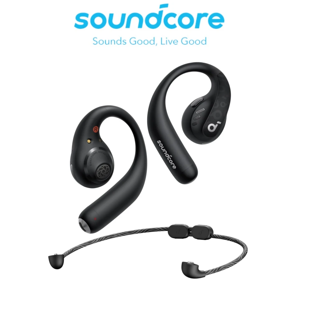 Soundcore by Anker AeroFit Pro Open-Ear Headphones, Ultra Comfort
