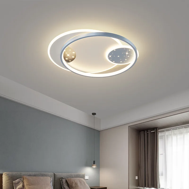 Imagem -03 - Tuya Lâmpada do Teto Inteligente Led Home Assistant Lustre Moderno Alice Alexa Hue Luminária Decoração do Quarto Céu Estrelado Zigbee