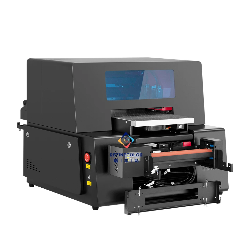 New Flatbed Roll Integrated UV Printer Industrial All In One Flatbed Coil Printing Machine For Small Business Custom Printing