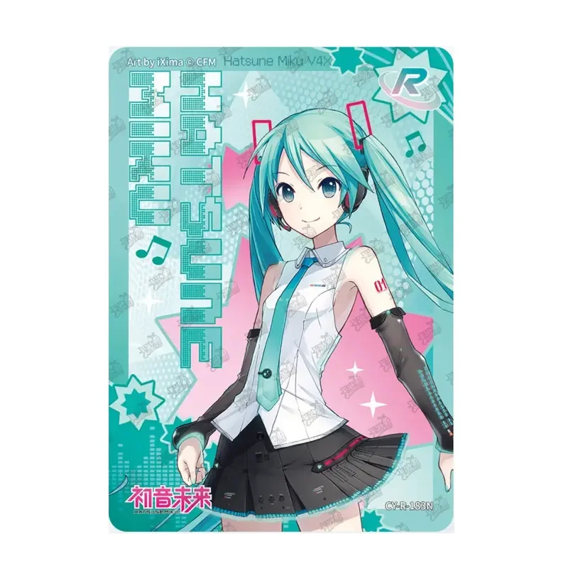 

Genuine KAYOU Hatsune Miku Series 4 First Sight Pack Snowy Fantasy R Card 25PCS Full Set Single Sheet Exquisite Collection Card