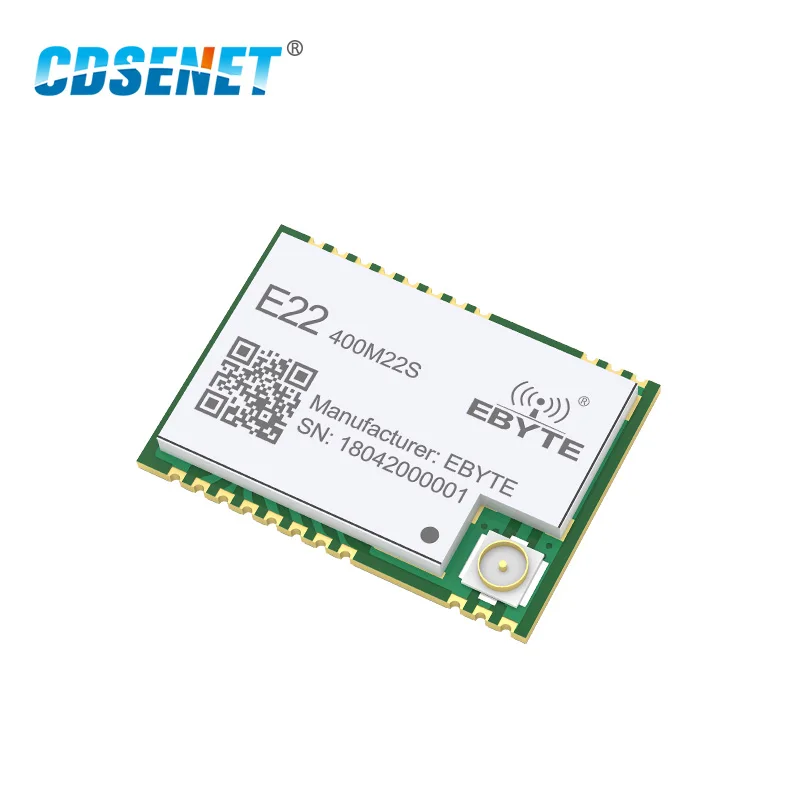 CDSENET LoRa SX1268 Радиочастотный модуль 433 МГц SMD 20 дБм Передатчик Приемник TCXO для фиксированных беспроводных клемм