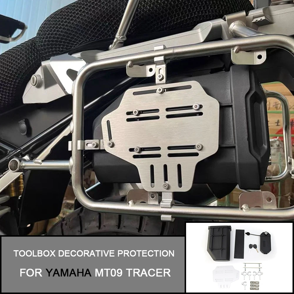 

For Yamaha MT 09 MT09 Tracer XT1200 XT1200 Side Decorative Box Motorcycle Waterproof Toolbox First-aid/ Breakdown kit Toolbox