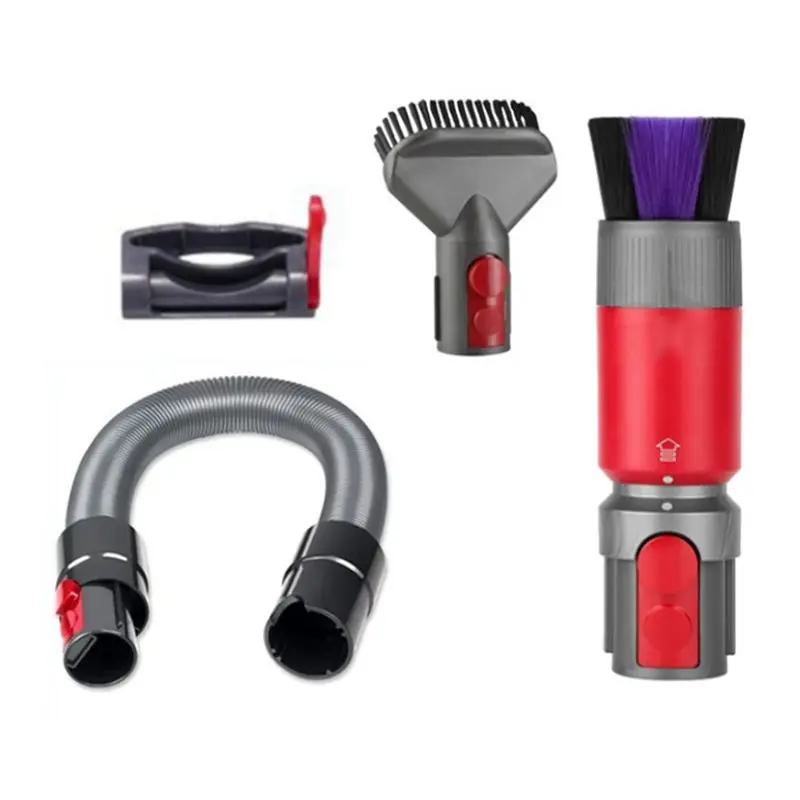 

AB46-4PCS Scratch-Free Dust Brush Hose Set For Dyson V7/V8/V10/V11/V15 Vacuum Accessories Extension Flexible Hose