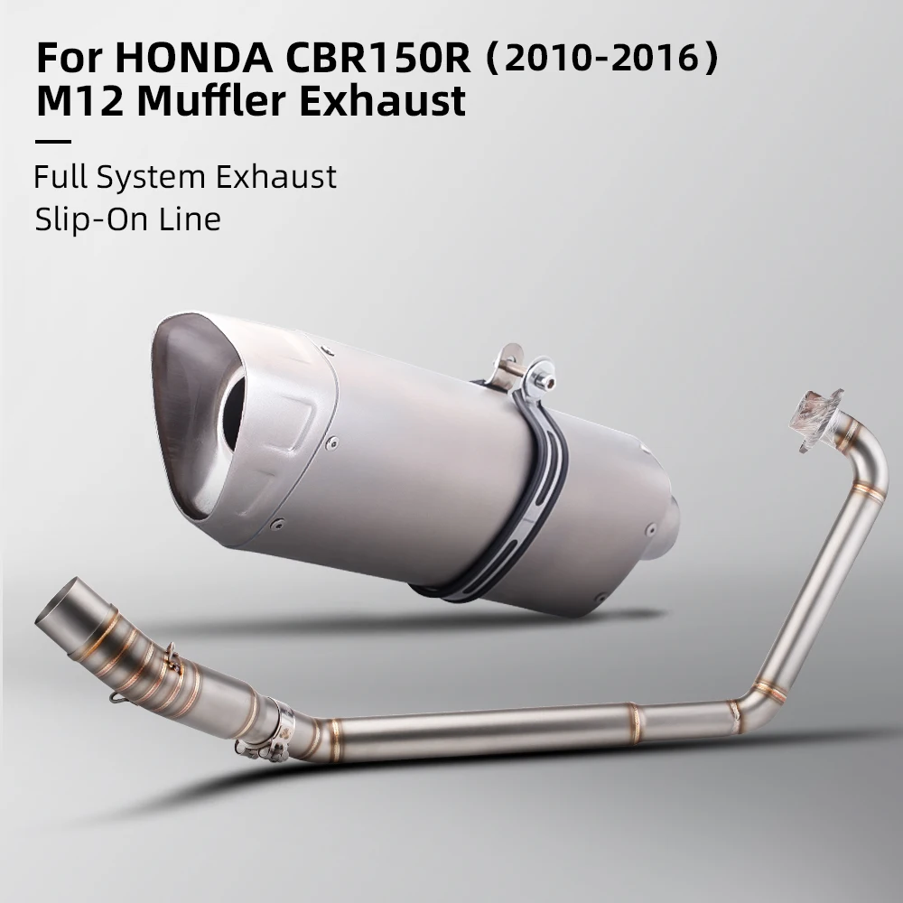 

For CBR150 CBR125 CBR125R CB125R CBR150R CB150R 2015-2023 51mm Motorcycle Exhaust Modified Connect Systems Front Link Pipe