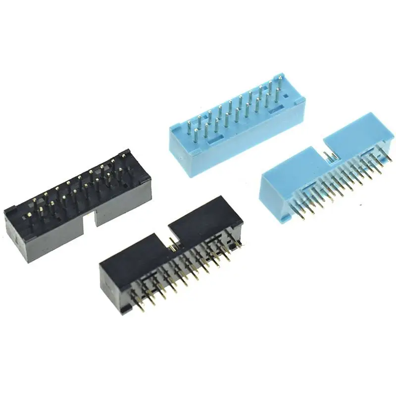

10PCS USB 3.0 Type-A Male Connector, 19P, 2.0mm Pitch, 180° Vertical Straight Pin, USB 3.0 Socket for PC Motherboard