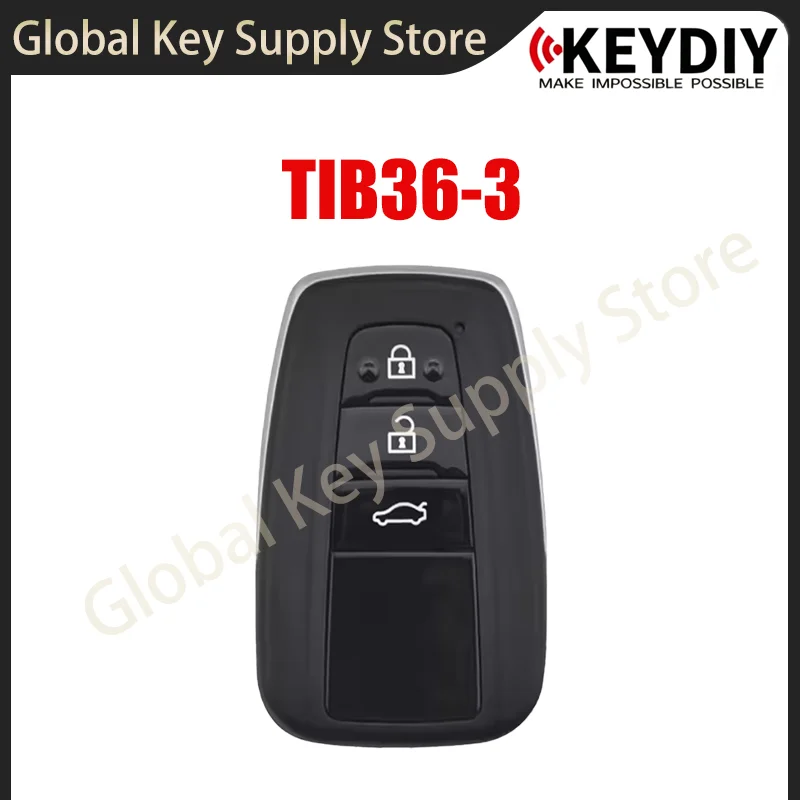 KeyDiy KD TIB36-3 TIB remote 8A 4D Chip Smart Remote support repeated generation Used With KDX4 KDMAX KDX2