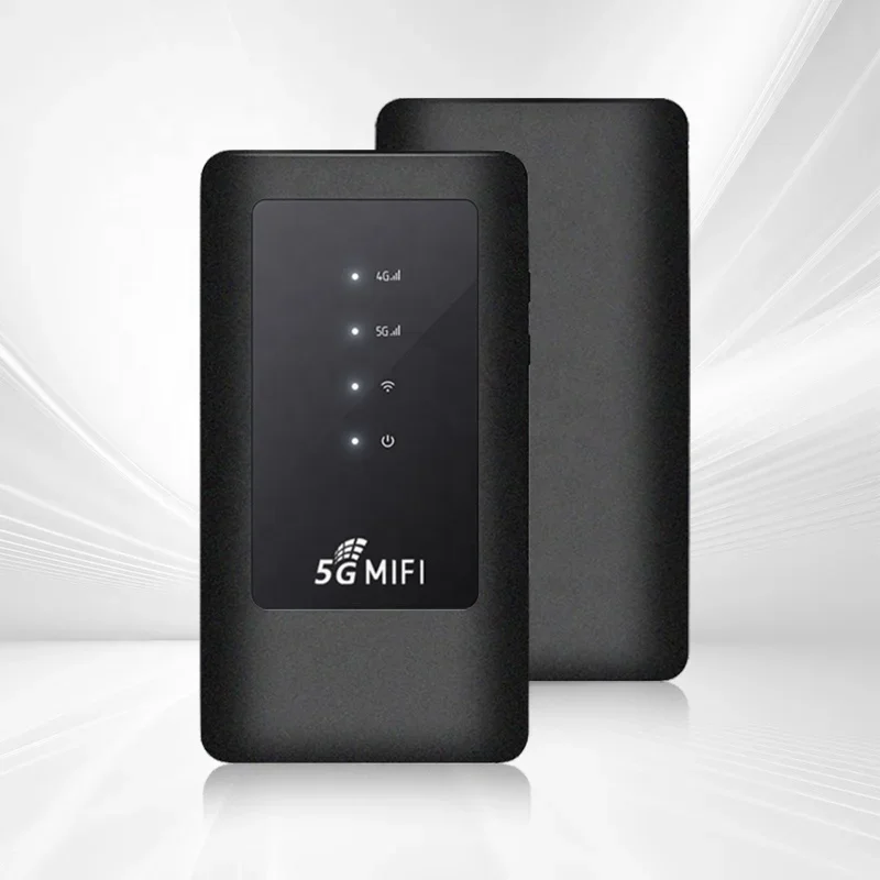 5G high-speed portable WiFi LED OEM WiFi5 Type-C router with sim card slot  cpe 4400mAh modem router