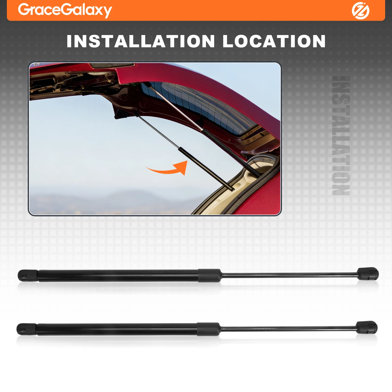 

1 пара газовых пружин-амортизаторов задней двери багажника 9800717780 9687319580 8731V8 для Citroen C4 II 2010-2018