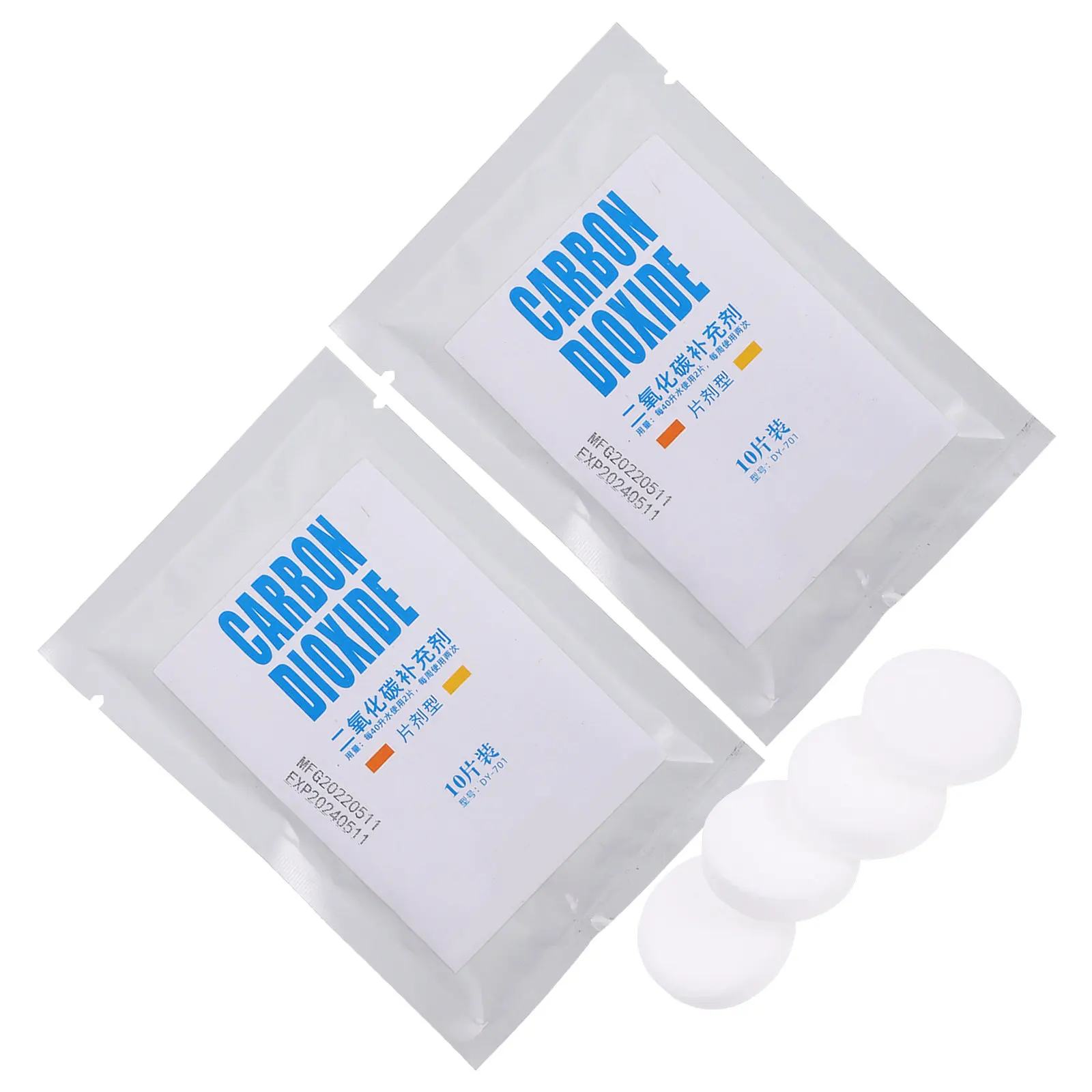 2 Bags Aquarium Co2 Tablets Water Grass Supplement Premium Professional Carbon Dioxide Tablet Fish Tank Safe Non-Toxic Co2