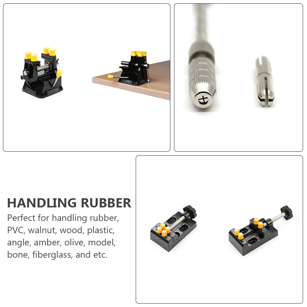 

1 set H Drill Set for PVC Wood Plastic 0 5 3 2mm Drill Bits Bench Vise Carving Tool Multifunction DIY Precision Hobby