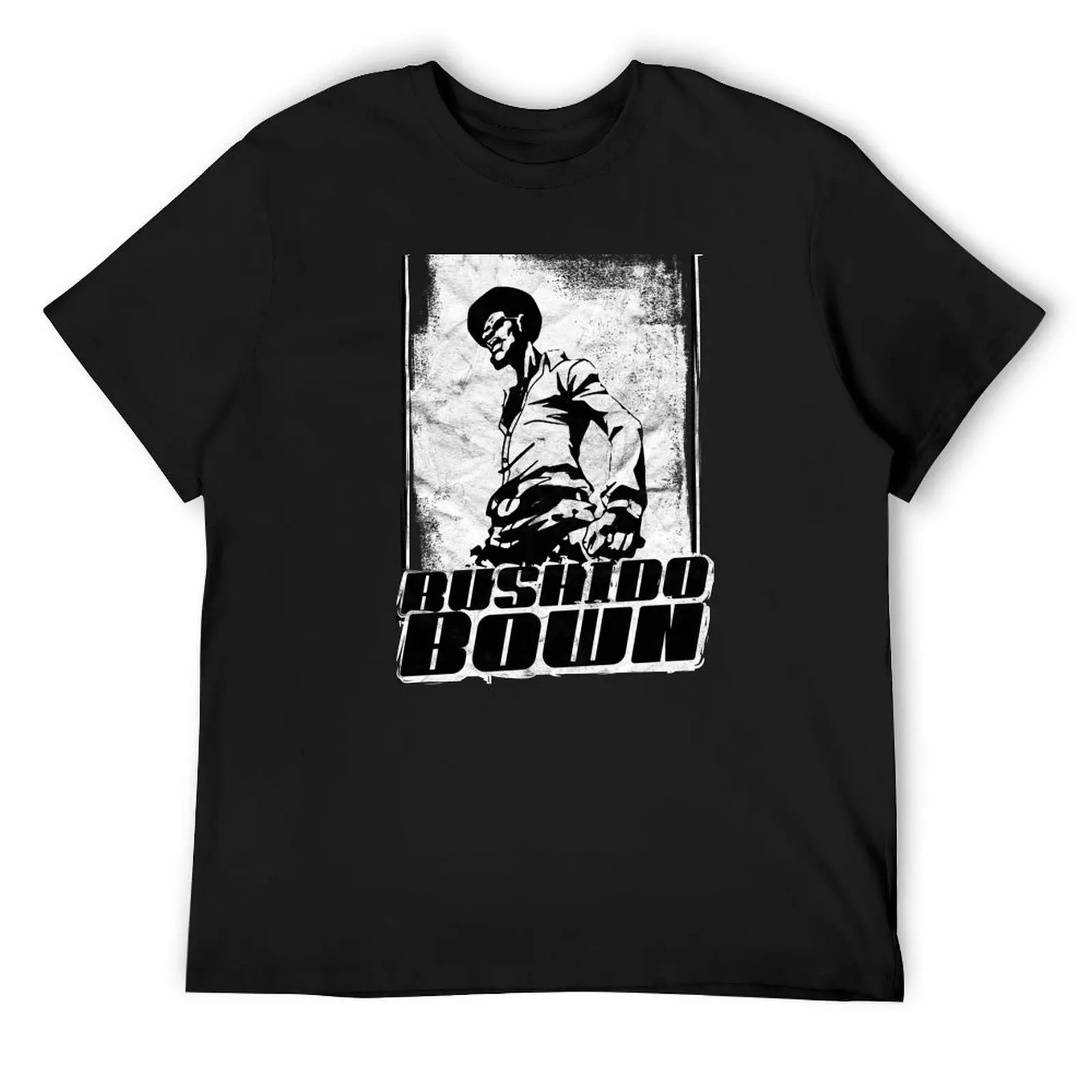 

Bushido Brown T-Shirt anime tshirt blanks new edition slim fit t shirts for men