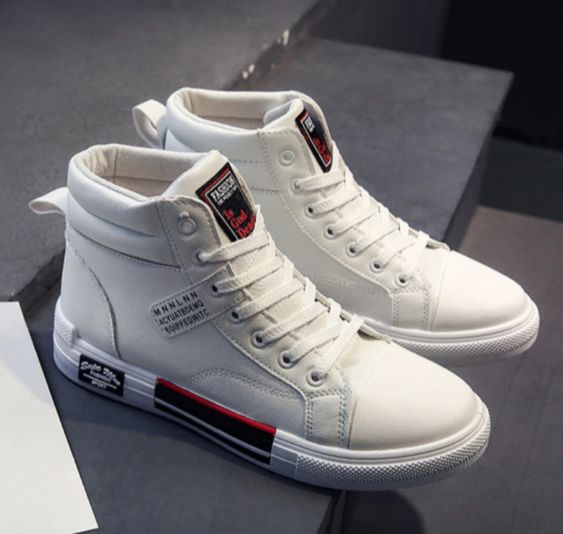 2025 Neue Atmungsaktive Weichsohlen-Herren-Freizeitschuhe Koreanische Mode Studenten-Joggingschuhe Jugend-Boardschuhe – Detail 5