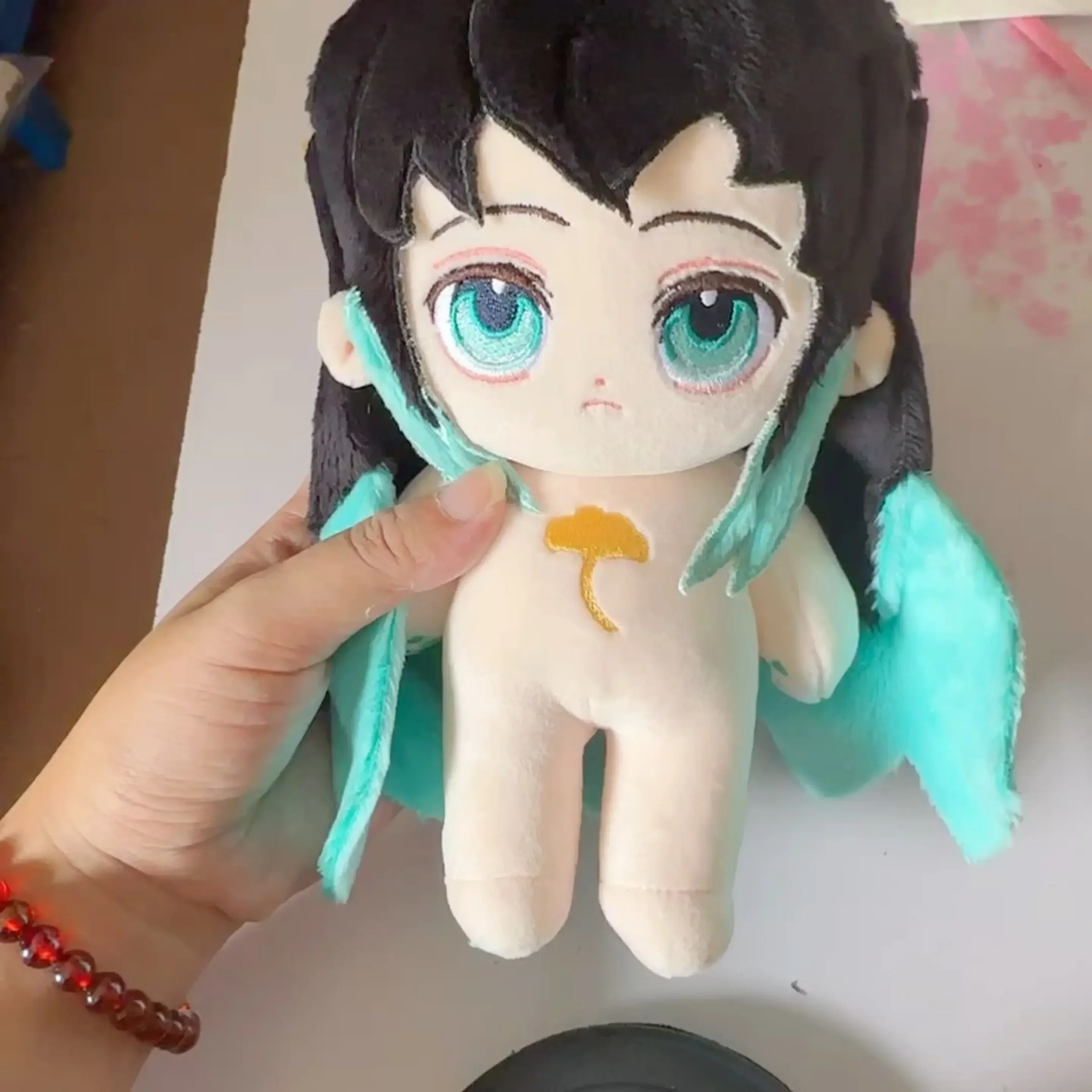 20cm Stuffed Anime Role Tokitou Muichirou Yuichirou Cosplay Plush Cotton Doll Kimetsu No Yaiba Demon Slayer Soft Model Toys Gift