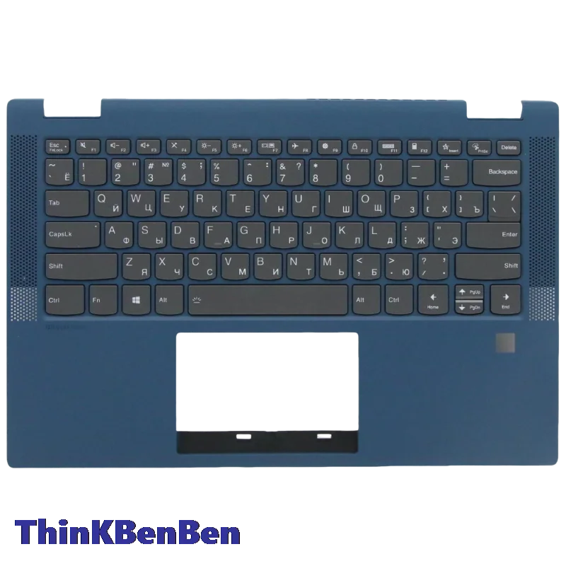 

RU Russian Keyboard Blue Upper Case Palmrest Shell Cover For Lenovo Flex 5 14ALC05 14ARE05 14IIL05 14ITL05 5CB0Y85627