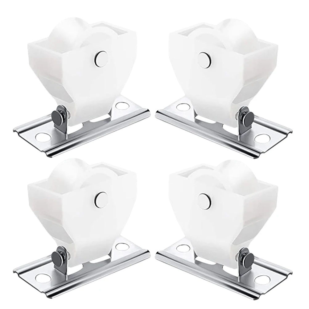 

4 Pcs Curtain Pulley Roman Shades Hardware Smooth Sliding Secure Locking Mechanism Window Shade Accessories Blind Cord