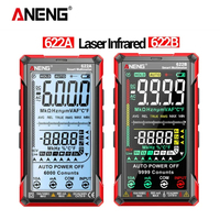 ANENG 622A/622B Digital Multimeter Professional AC/DC Volt Ammeter With Laser Lamp Capacitance Ohm Temp Tester for Electrician