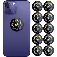 Universal Radiation Stickers Mobile Phone Anti-Radiation Metal Sticker Shield Shaped EMF Protection EMR Blocker for PC Laptop
