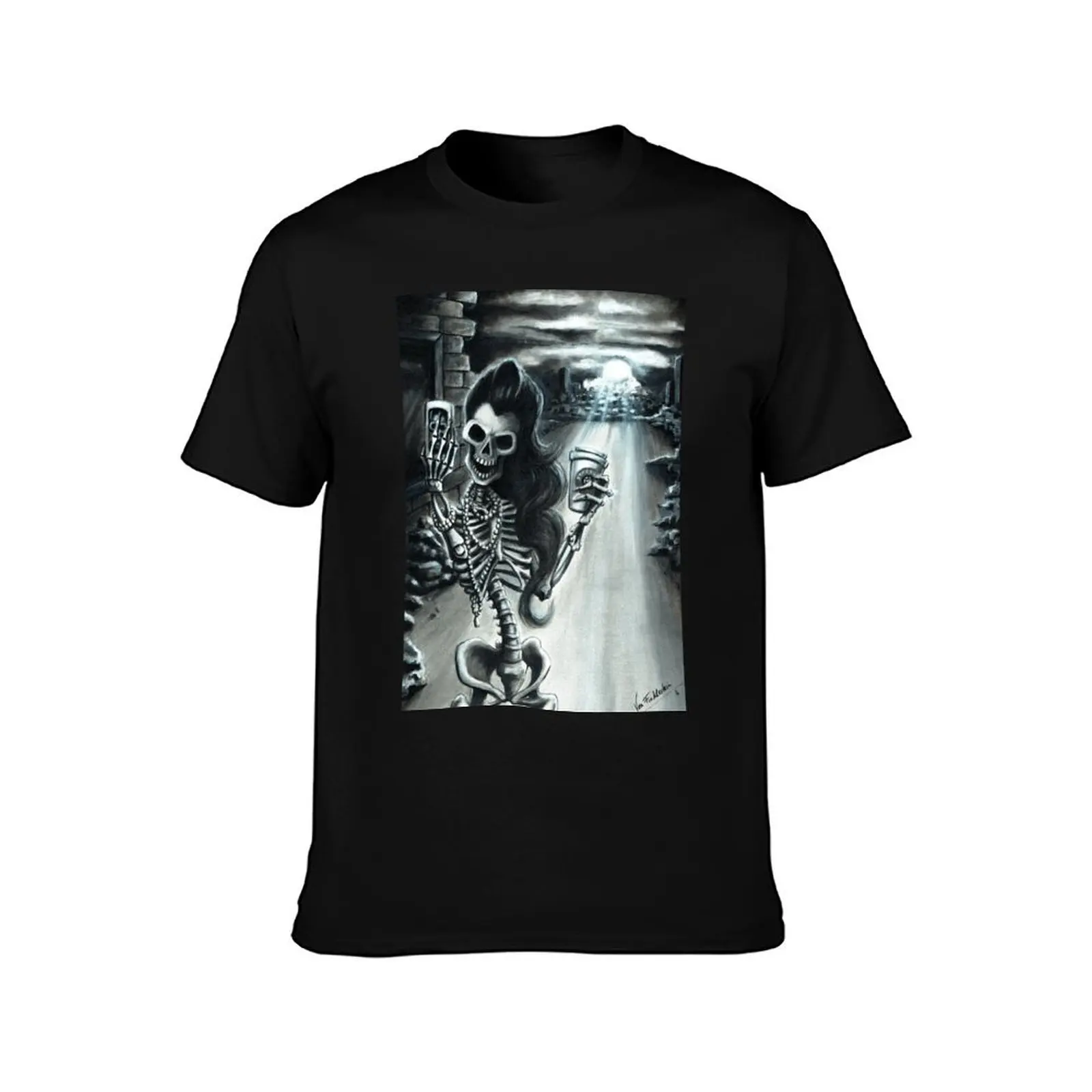 Drop dead Selfie (The Last Consumer) T-Shirt t shirts for man cotton funny T-Shirt