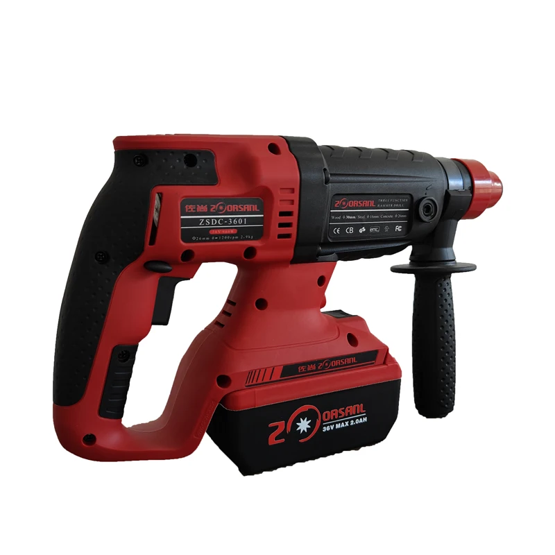 

36V Lithium Battery Electric Drill ZSDC-3601 Three-function Electric Drill Industrial-grade Electrician Concrete Drilling