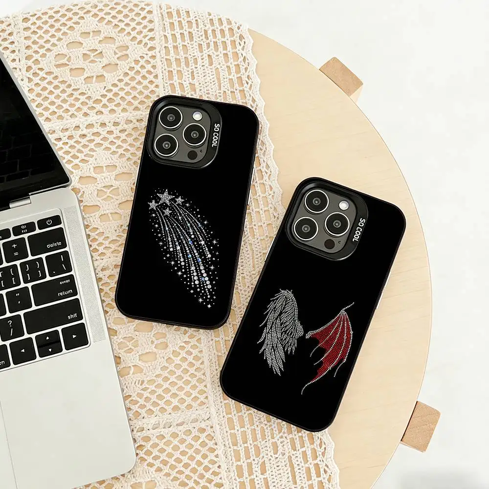 

Edgy Dark Aesthetic Phone Case For iPhone 17,16,15,14,13,12,11 Plus,Pro Max,XS,Colored silver phone case