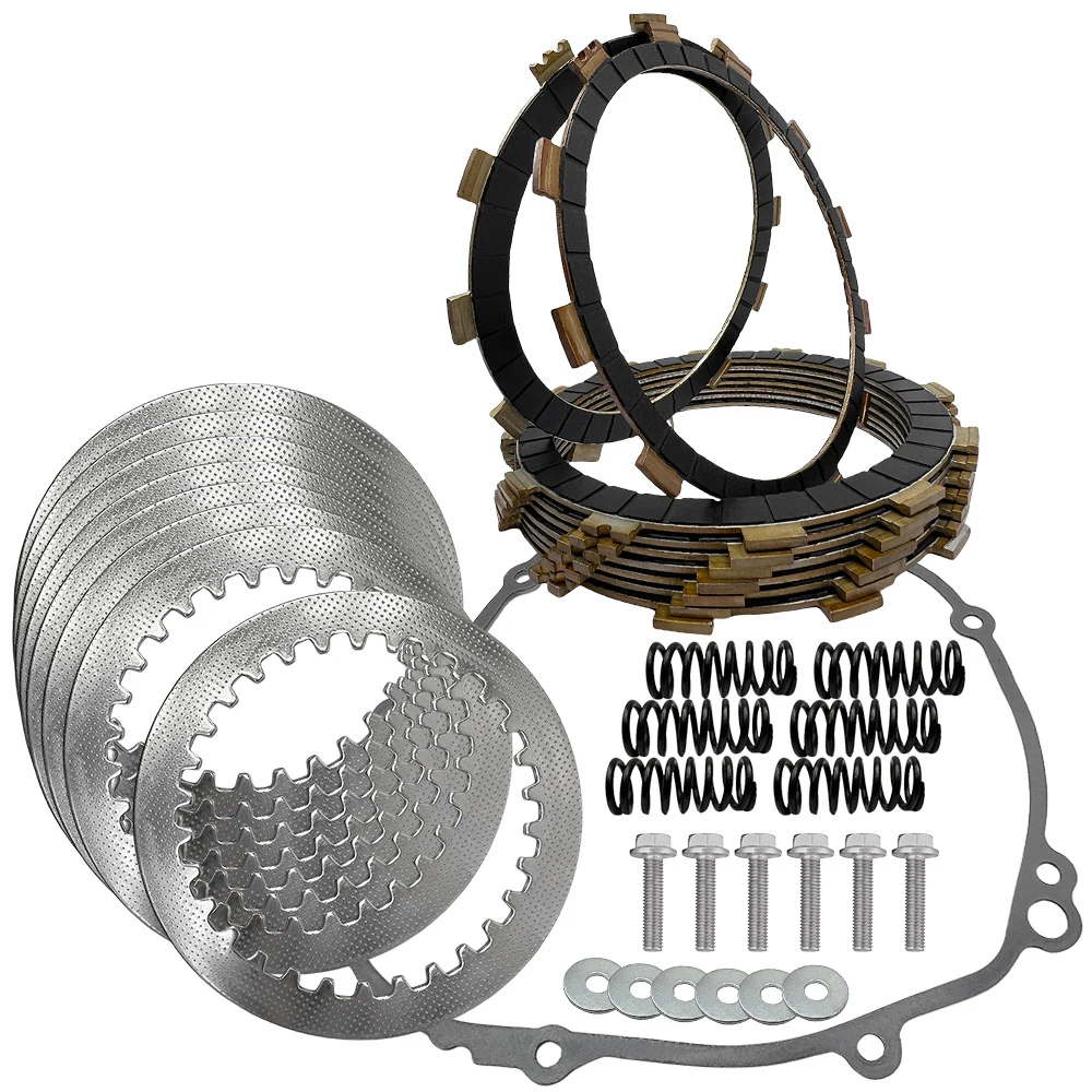 Clutch Kit Heavy Duty Springs & Cover Gasket For Yamaha R1 YZFR1 YZF-R1 2006 2007 2008 4C8-W001G-00-00