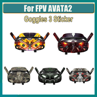 Cool Skins for DJI Goggles 3 Sticker Glasses Protection Accessories Carbon Fiber Stickers For Avata 2 drone