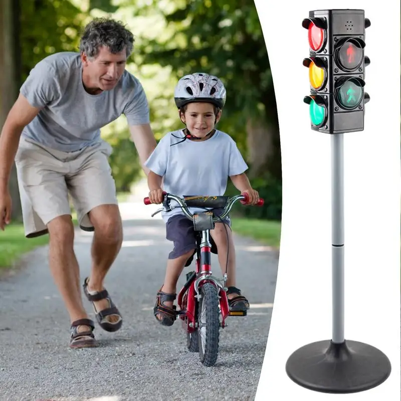Verkeerslichtlamp Klein stoplichtmodel Leren en onderwijs Speelgoed Vroege educatieve speelset Fantasiespel Verkeersborden voor kinderen