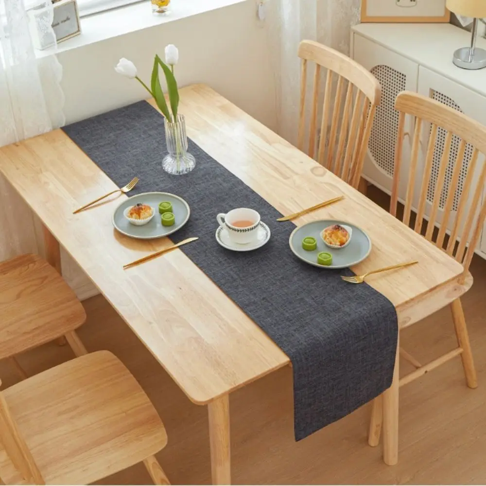 الجدول العلم الكتان الجدول عداء مستطيلة بلون غطاء الطاولة 160 سنتيمتر سمكا مفرش المائدة الجدول الديكور