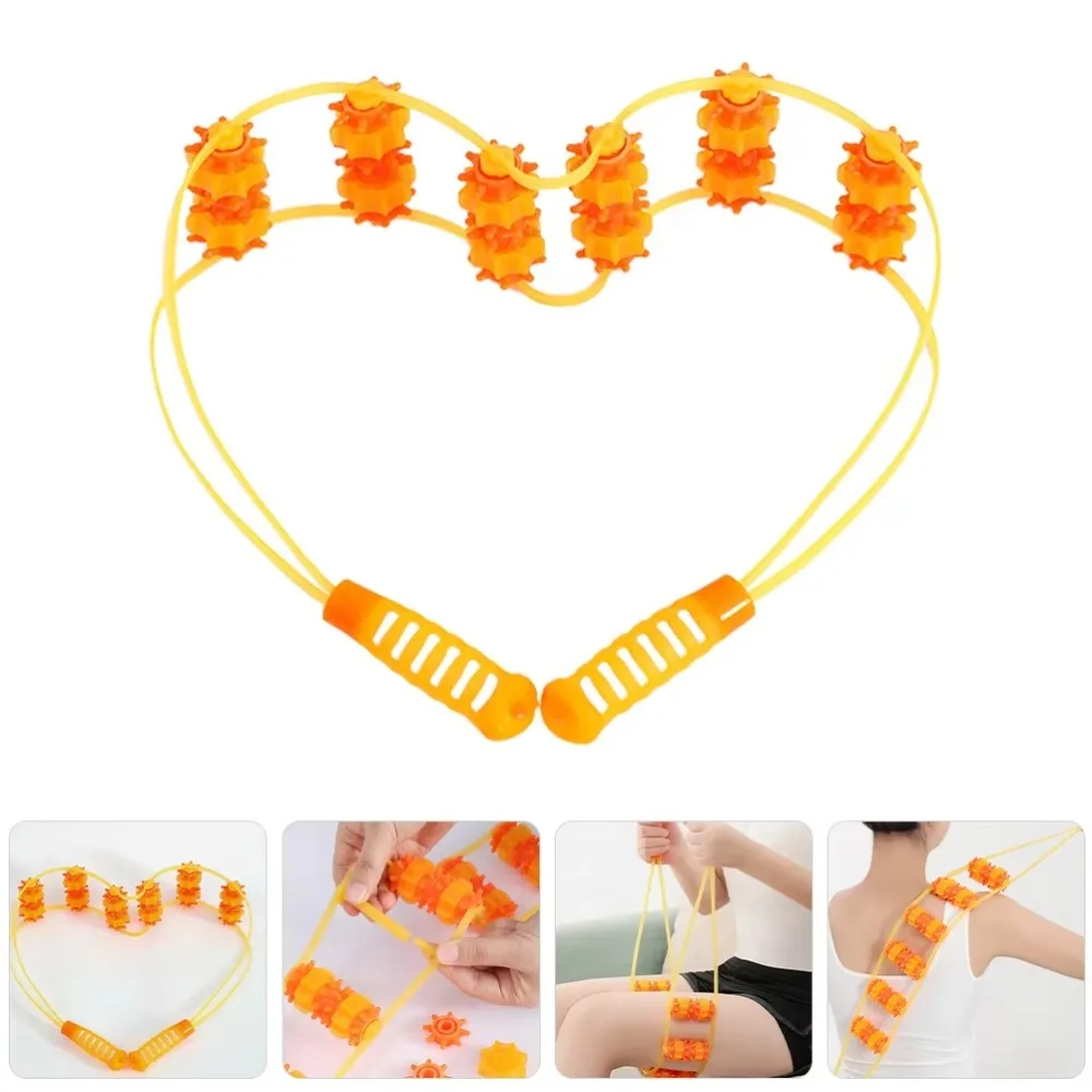 Hand-held Back Massager Massage Roller Tool Shoulder Neck Muscle Massager Pull-Back Roller Multi-Function