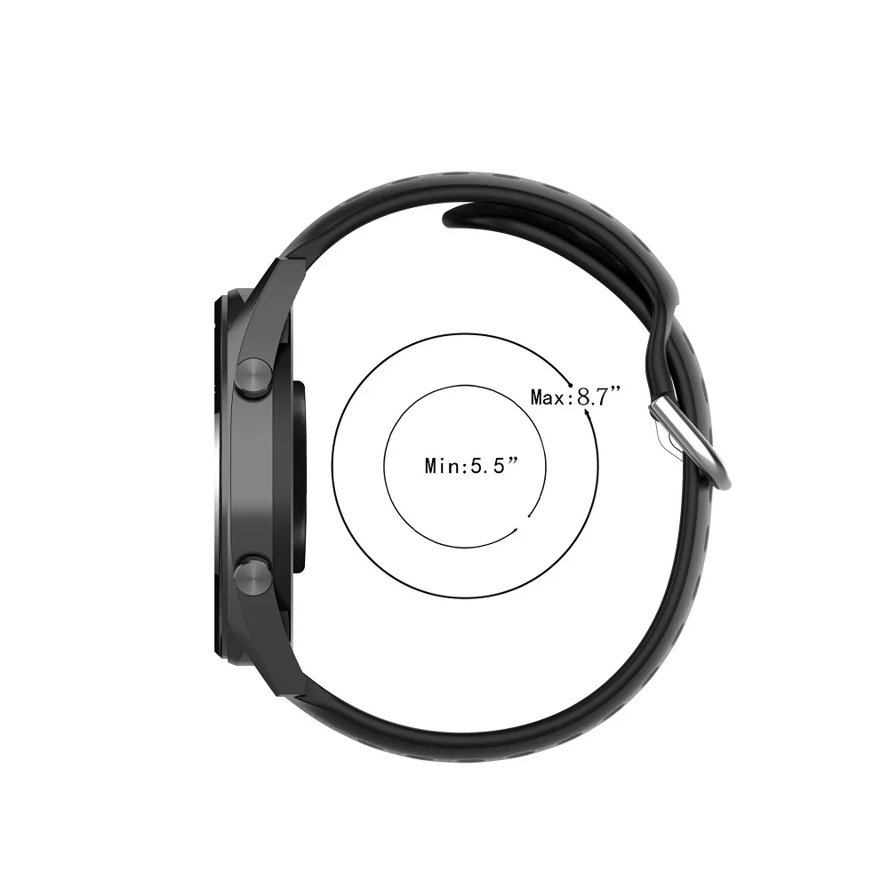 Ремешок из ТПЭ 22 мм для Fossil GEN 6 44 мм/GEN 5 5E 44 мм/GEN 5 LTE 45 мм, ремешок для смарт-часов, браслет для часов