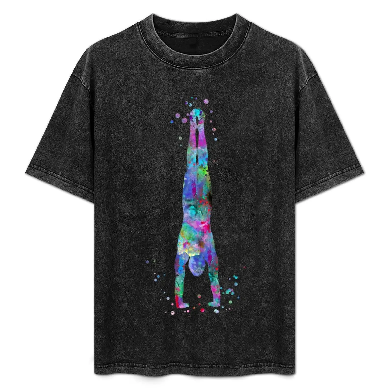 Hand stand by man T-Shirt summer shirt fashion shirts graphics fruit of the loom mens t shirts