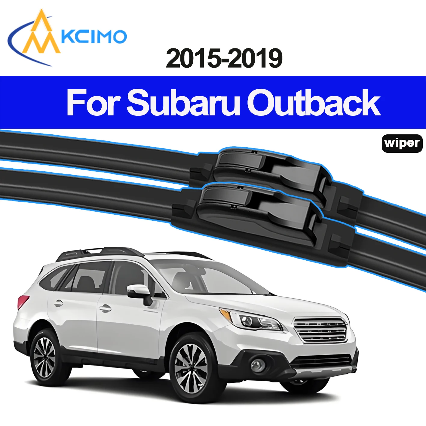 

KCIMO 2PCS New Front Windshield Wiper Blade for Subaru Outback BS 2015-2019 Front Windshield Auto Wipers Blade Accessories 2019
