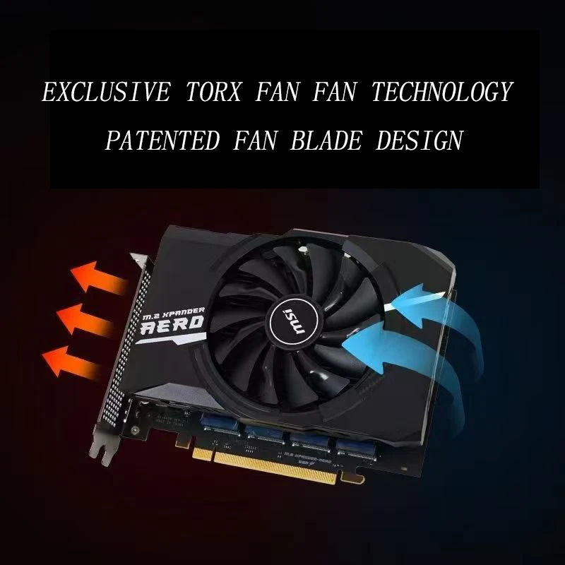 Scheda adattatore Pcie originale MSI M.2 Xpander-AERO GEN4 SSD per disco rigido di espansione desktop