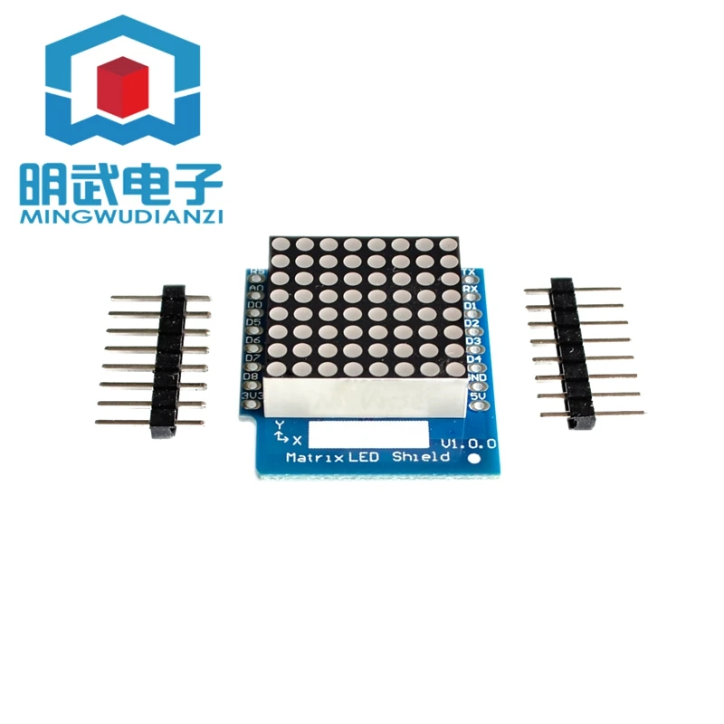 

Matrix LED shield V1.0.0 for WEMOS D1 mini 8x8 matrix dot matrix LED