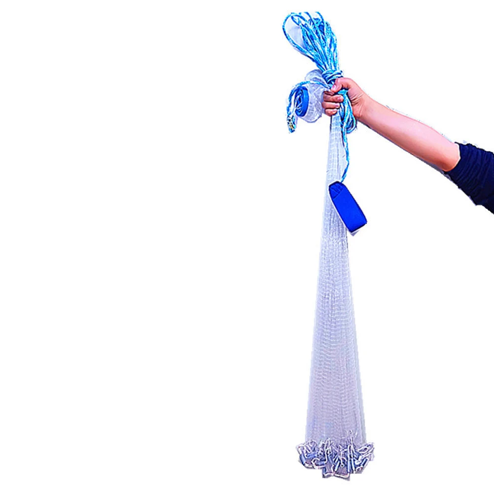 

Hand Throw Net Fishing Tackle Saltwater Gear Equipment Nets Cast American Style Trap