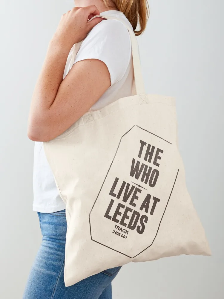 

The Who Live at Leeds Essential Tote Bag Women's handbag shopping bag Women's beach bags custom canvas bag