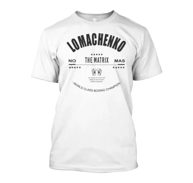 تي شيرت فاسيلي لوماتشينكو الملاكم بطل الملاكمة. الصيف القطن قصير الأكمام س الرقبة رجل تي شيرت جديد S-4XL #1