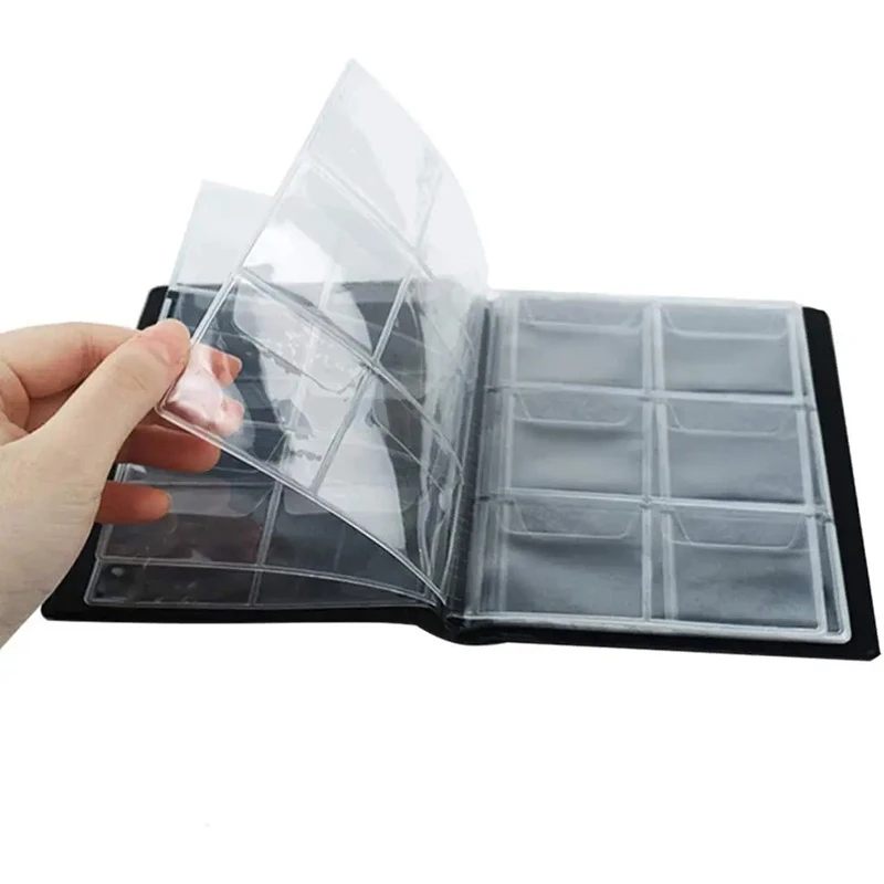 

Clear Pvc Coin Organizer Album 120+60 Grid Large Capacity Storage Binder for Commemorative Coins Collection